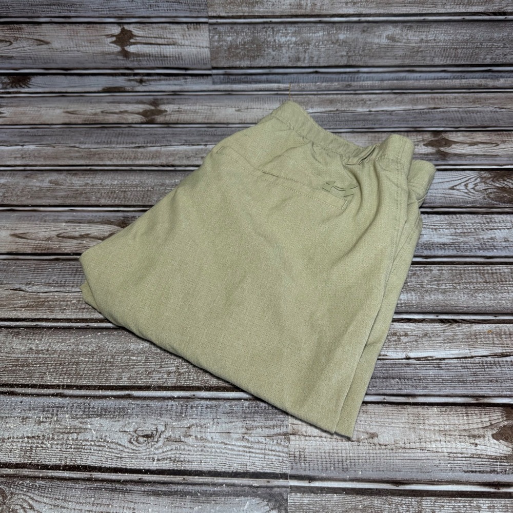 Under Armour Golf Pants Mens 32/32 Khaki Tan  Stretch Performance See Pics